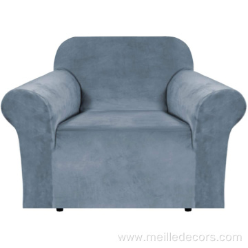Velvet Armchair Slipcover Width 32"-48" Sofa Chair